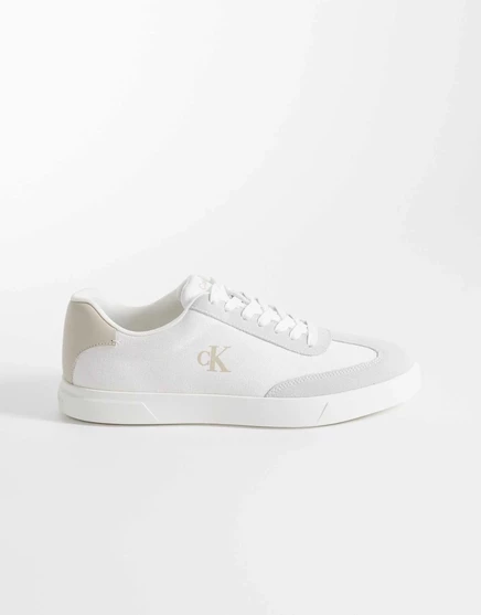 Мужские кроссовки Calvin Klein низкопрофильные cupsole, бело‑овсяные