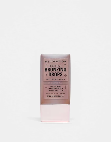 Капли для бронзирования Revolution Bright Light - Насыщенный бронзовый оттенок deep bronze spice