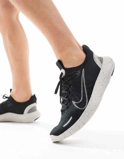 Черно-серые кроссовки Nike Running Free Run NN black