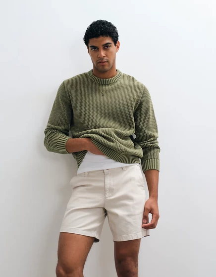 Мужские чино-шорты ASOS Design узкие, бежевые
