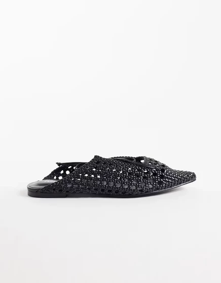 Женские мюли Public Desire Wide Fit Tabitha, черные