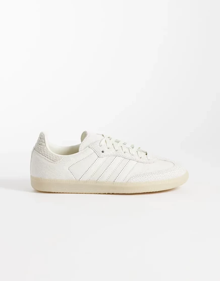 Женские кроссовки Adidas Originals Samba OG, айвори/серебристые