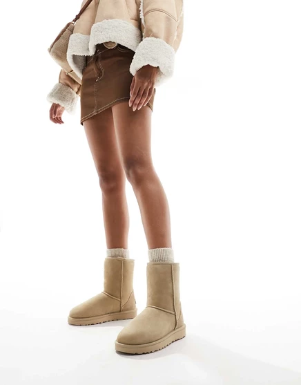 Короткие сапоги UGG Classic II  stone