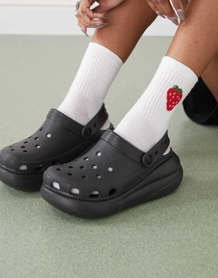 Унисекс сабо Crocs Classic Crush, черные