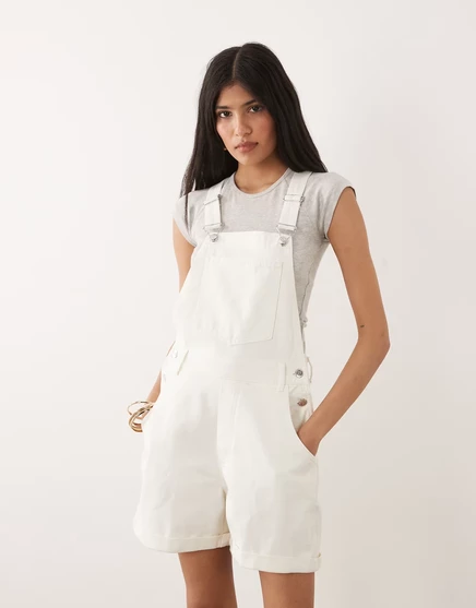 Женский ромпер miss selfridge overall romper, экрю