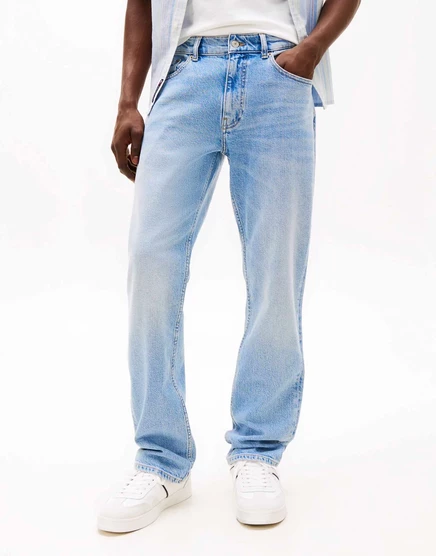 Джинсы Tommy Jeans Ryan с узкими прямыми штанинами легкой стирки denim light
