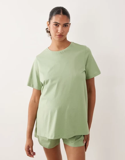 Женская футболка для кормления ASOS Maternity, фисташковая