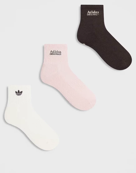 Мужские носки Adidas Originals Luna 3 пары, светло-розовые