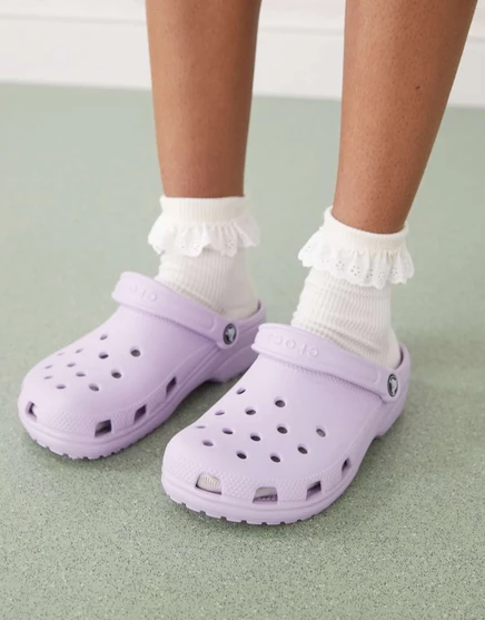 Классические сабо Crocs лавандового цвета lavender