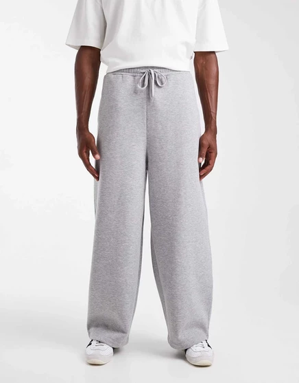  Спортивные брюки-баллоны ASOS DESIGN серого меланжевого цвета gray heather