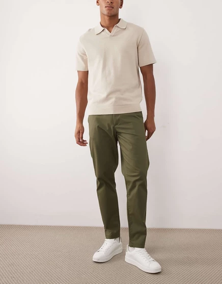 Мужские чиносы ASOS Design зауженные, хаки