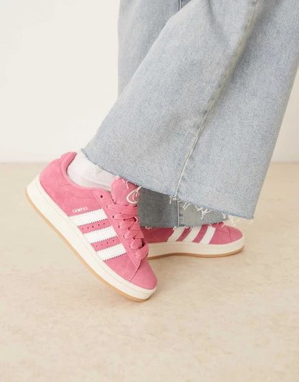 Кроссовки adidas Originals Campus 00s ярко-розового цвета bright pink