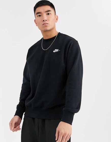 Черная толстовка Nike Club black