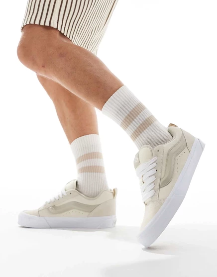Кроссовки Vans Knu Skool, бежевые