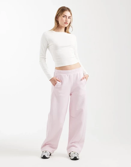 Женские спортивные брюки ASOS Design, розовые