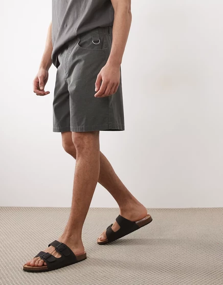 Мужские шорты ASOS Design репстоп, антрацитовые