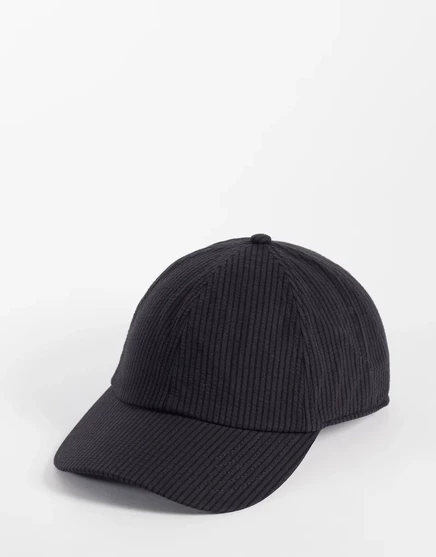 Мужская кепка Jack & Jones Seersucker в полоску, черная
