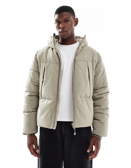 ДИЗАЙНЕРСКИЙ пуховик ASOS зеленого цвета green