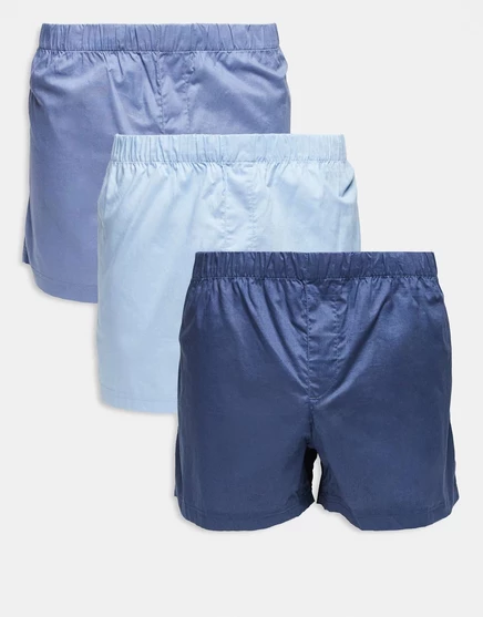 Мужские боксеры Jack & Jones, комплект 3 шт, синие