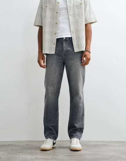 Мужские джинсы ASOS Design прямого кроя, серые