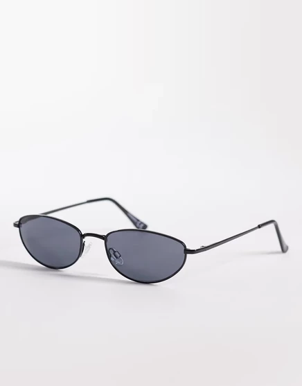 Женские очки ASOS Design овальные, матово-черные