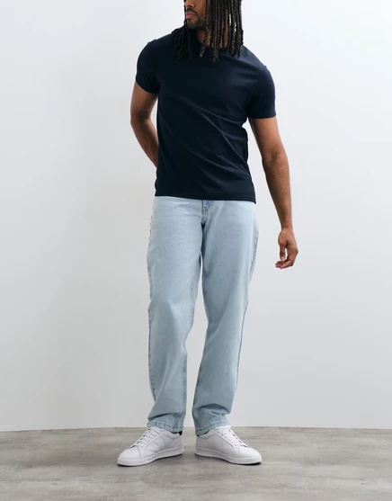 Мужские джинсы ASOS Design прямые, светло-голубые