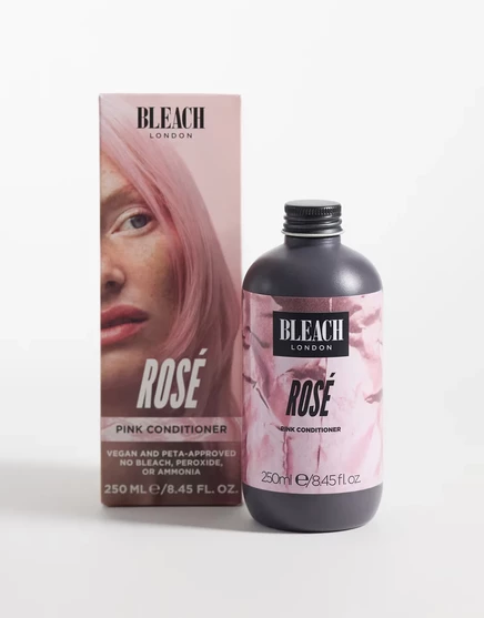 Кондиционер для волос Bleach London Rose, розовый
