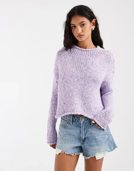 Женский свитер Free People Opal, фиолетовый
