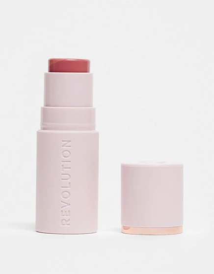 Румяна Revolution Skin Silk Marble в персиково-розовом оттенке peachy pink