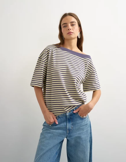 Женская футболка TopShop с открытыми плечами, мультицвет