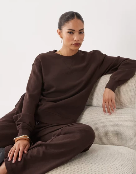 Женский свитшот JDY Petite, кофейный