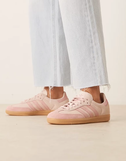 кроссовки adidas Originals Samba OG розового цвета