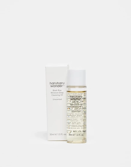 глубоко очищающее масло haruharu wonder Black Rice Moisture 30 мл