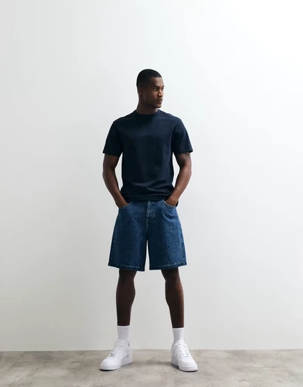 Мужская футболка ASOS Design breatheMAX плотная, темно-синяя