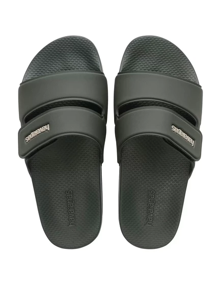 Мужские сланцы havaianas с двойными ремешками, зеленые