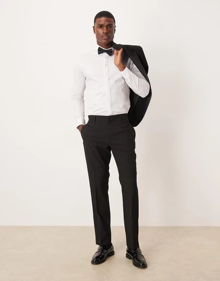 Мужские брюки смокинга ASOS Design, черные