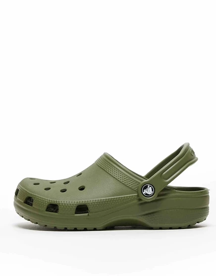 Классические сабо унисекс Crocs зеленого цвета green
