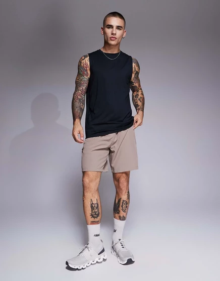 Тренировочная майка без рукавов ASOS 4505 icon с быстрым высыханием черного цвета black