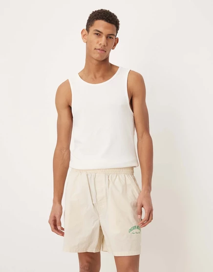 Мужские пижамные шорты Calvin Klein в белую полоску