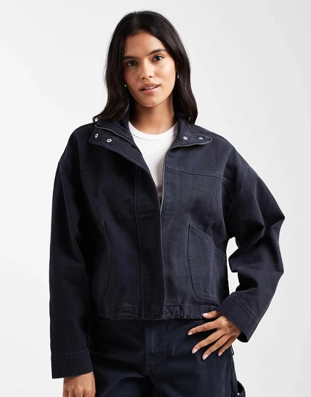 Женская джинсовая куртка ASOS Design, синяя