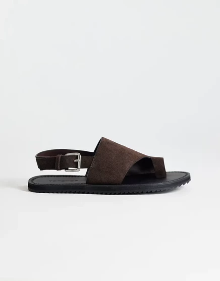 Женские сандалии TopShop Ella кожаные, шоколадные