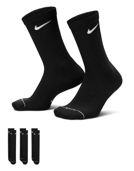 Мужские носки Nike Everyday Plus, 3 пары, черные