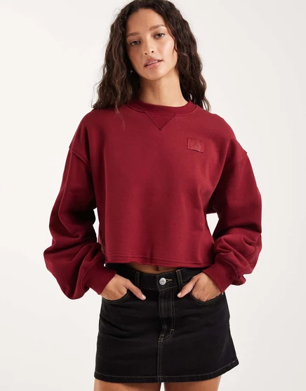 Женский свитшот Jordan Flight Fleece, красный