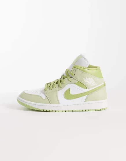 Женские кроссовки Jordan Air Jordan 1 Mid SE, светло-зеленые