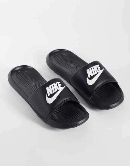 Мужские сланцы Nike Victori One, черно-белые