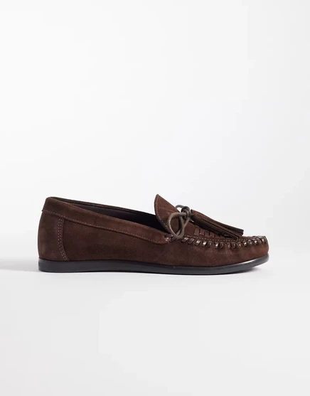 Женские мокасины Steve Madden Yaira замшевые, коричневые