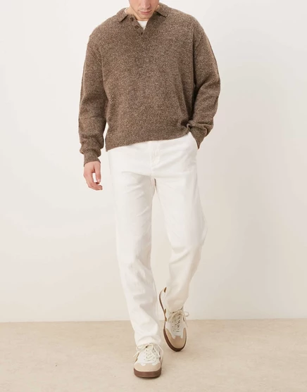Зауженные брюки белого цвета из льняной смеси Selected Homme белого цвета cloud dancer
