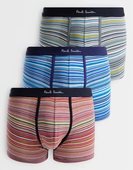 PS Фирменная нашивка на багажник Paul Smith 3 pack в многоцветном исполнении