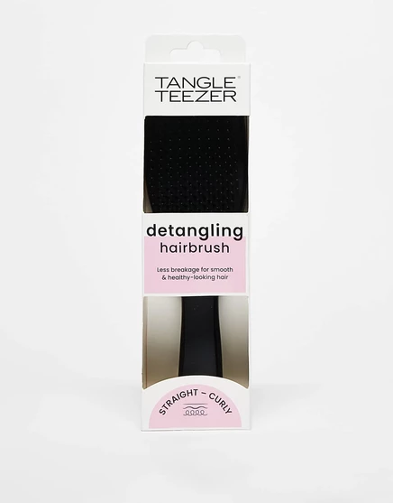 Расческа для расчесывания прямых и вьющихся волос Tangle Teezer - Черная