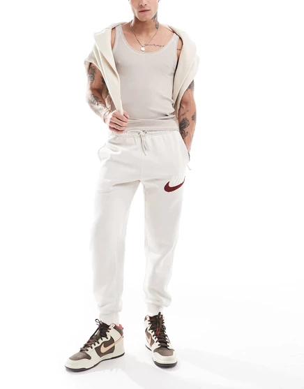 Мужские джоггеры Nike Club Chenile Futura, бежевые